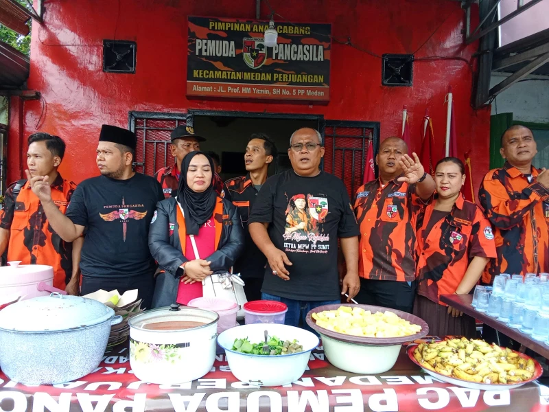 Pemuda Pancasila Medan Perjuangan Konsisten Gelar Program Sosial untuk Rakyat - TajamNews
