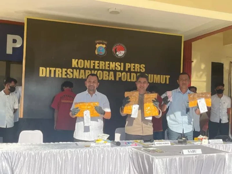 Gagalkan Penyelundupan 5 Kg Sabu di Bandara Kualanamu, Polda Sumut Selamatkan 25 Ribu Jiwa - TajamNews