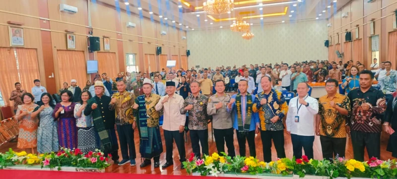 Kabag SDM Polres Simalungun Hadiri Sosialisasi Pembentukan Koperasi Desa/Kelurahan Merah Putih di Simalungun - TajamNews
