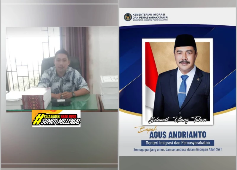 Ketua Kolaborasi Anak Muda Sumut Millenial : Kami Mendukung Penuh Menteri Imipas Komjen  (Pur) Agus Ardianto Sikat Narkoba Di jaringan Lapas Dan Rutan Serta Tahan Handphone - TajamNews