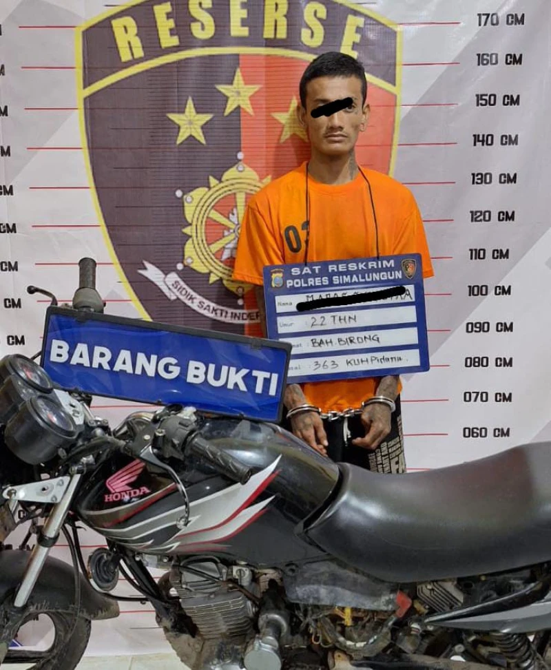 Unit Jatanras Polres Simalungun Bekuk Pelaku Pencurian Sepeda Motor, Satu Tersangka Masih Buron - TajamNews