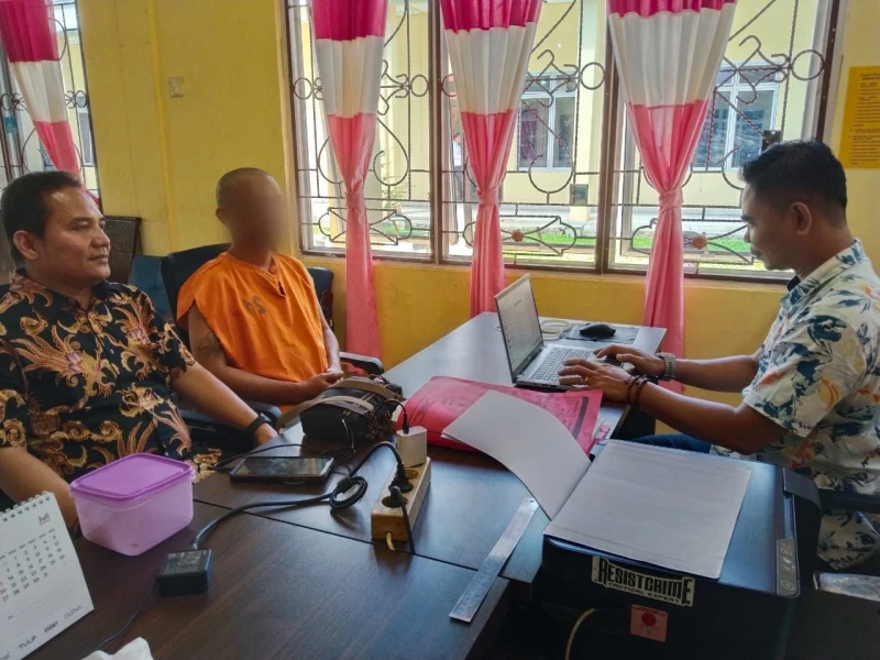 Polres Simalungun Ungkap Kasus Incest Tiga Anak Perempuan Oleh Ayah Kandung, Terungkap Setelah Kakak Tertua Coba Bunuh Diri - www.tajamnews.co.id