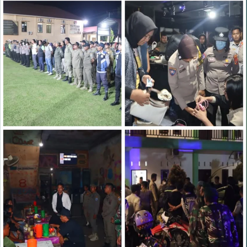 Razia Gabungan Polres Labuhanbatu Tindak Tegas Tempat Hiburan Malam, Kos-Kosan, Dan Penginapan - TajamNews