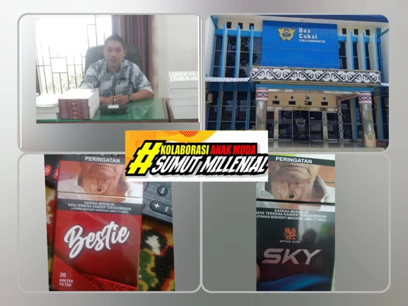 Ketua Penggerak K.A.M Sumut Millenial: Copot Kepala Bea Cukai Pematang Siantar, Rokok Ilegal Merajalela! - TajamNews