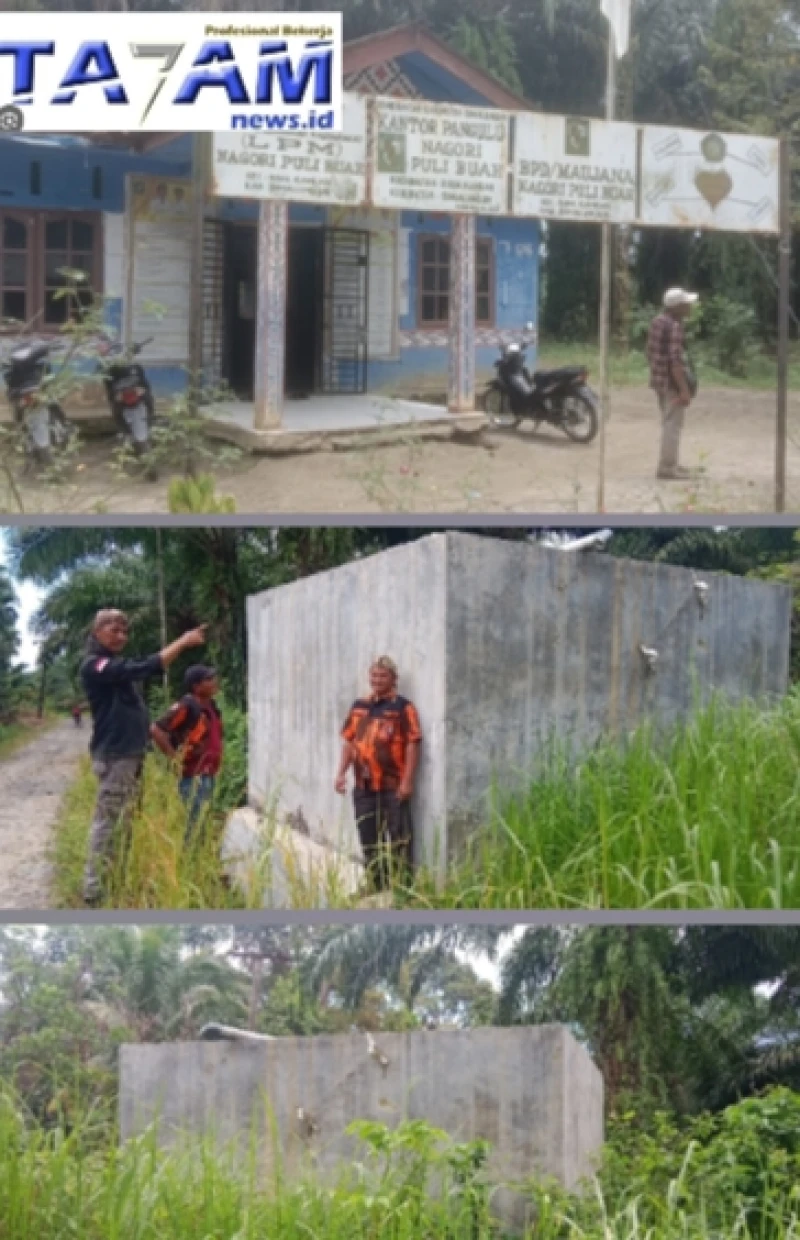 Diduga proyek Pembangun Bak penampungan air di nagori puli buah terindikasi ajang korupsi. - TajamNews