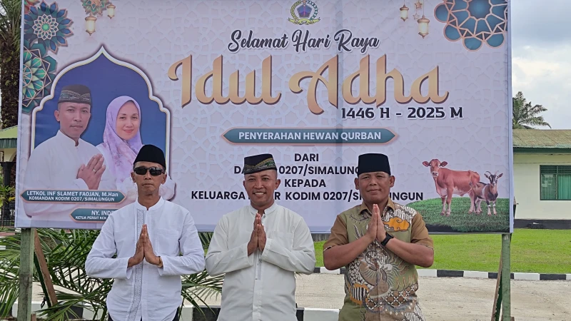 Kapolres Simalungun Gelar Halal Bihalal Idul Adha Bersama Dandim dan Kejari - TajamNews