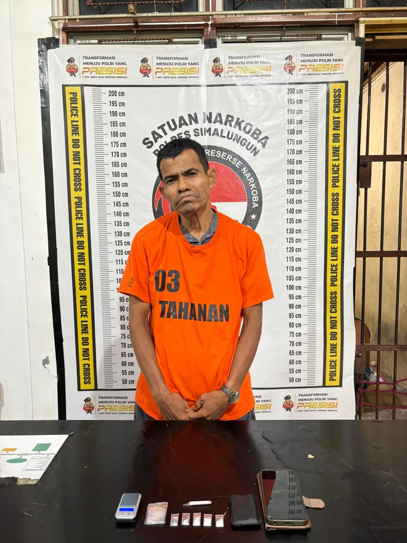 Sat Narkoba Polres Simalungun Bongkar Jaringan Bandar Sabu, Sita 26 Gram Lebih dalam Ops Antik Toba 2025 - TajamNews
