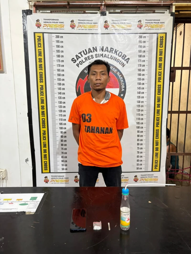 Sat Narkoba Polres Simalungun Gerebek Bandar Sabu, Amankan 1,82 Gram Barang Bukti - TajamNews