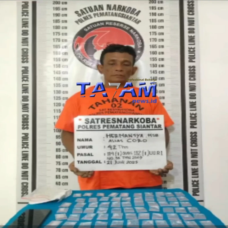 Lapak Narkoba Parluasan Siantar Digerebek, 4 Orang Diamankan, Beserta Pengedarnya - www.tajamnews.co.id