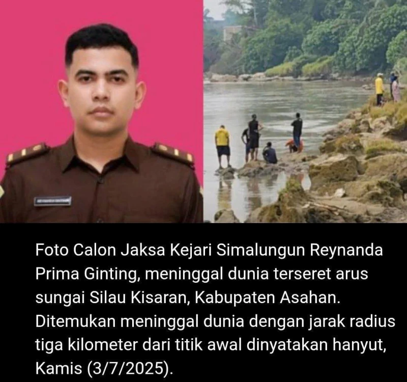 Staf Pidana Kusus (Pidsus) Kejari Simalungun Hanyut Saat Melakukan Penangkapan Panghulu Banjar Hulu - TajamNews