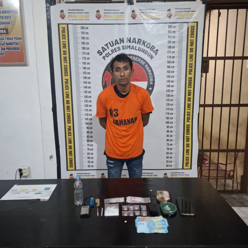 Sat Narkoba Polres Simalungun Ungkap 24 Kasus dalam Operasi Antik Toba 2025: Puluhan Tersangka Diamankan, Termasuk Residivis - TajamNews