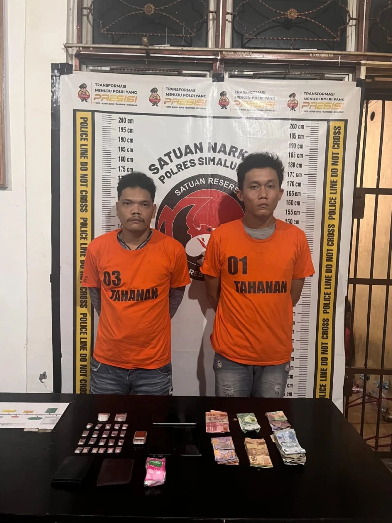 Sat Narkoba Polres Simalungun Akhiri Pelarian DPO. dan berhasil membongkar Jaringan Sabu 10,85 Gram di Perumnas Batu VI - TajamNews