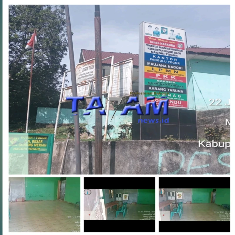 *Kantor Pangulu Nagori Togur Kosong, Kecamatan Dolok Silou,warga Kecewa* - TajamNews