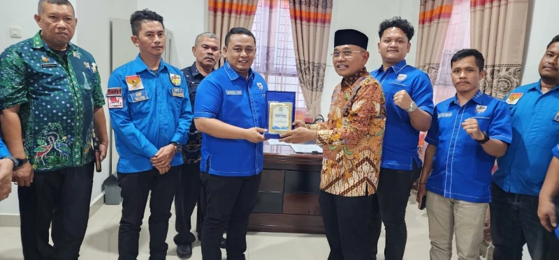 *Audiensi dan Rayakan HUT Bersama Bupati & Kepala OPD, Sabaruddin: Hanya Ada Satu KNPI di Kabupaten Simalungun* - TajamNews
