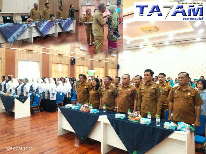 Bupati Anton Saragih Kukuhkan Bunda Paud Dan Pokja Se-Simalungun, Kadisdik Sampaikan Laporan Nya - TajamNews