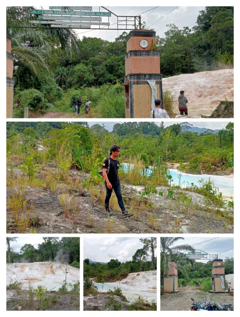 *Tinggi Raja Kawah Putih dan Kawah Biru di Silou Kahean Mulai Ramai Dikunjungi Wisatawan* - TajamNews