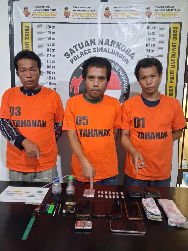 Kasat Narkoba Polres Simalungun Tak Kenal Lelah Berantas Narkoba Jelang HUT RI Ke-80, Kembali Bongkar Sindikat Sabu - TajamNews