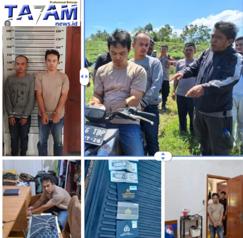 Tim Jatanras Polres Simalungun Berhasil Bongkar Sindikat Pencurian dengan Kerugian Rp 75 Juta - www.tajamnews.co.id