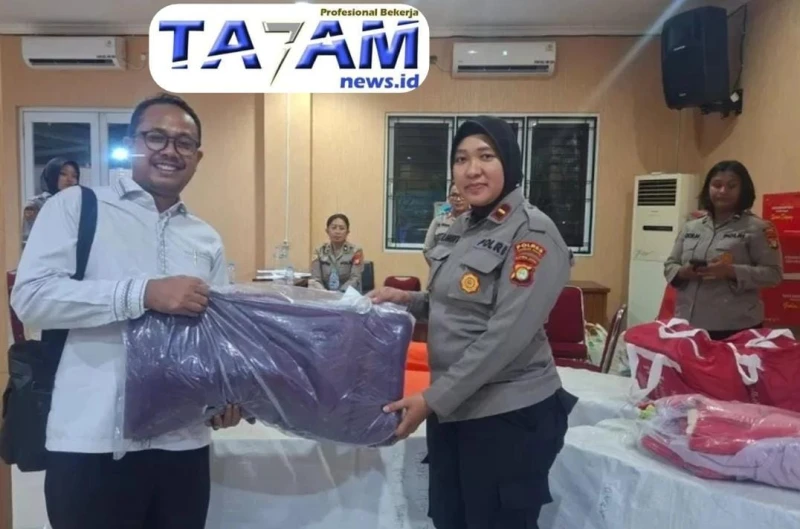 Dinsos Tangsel Gerak Cepat! Salurkan Sembako dan Pendampingan Psikologis Korban Kebakaran Asrama Polisi - www.tajamnews.co.id