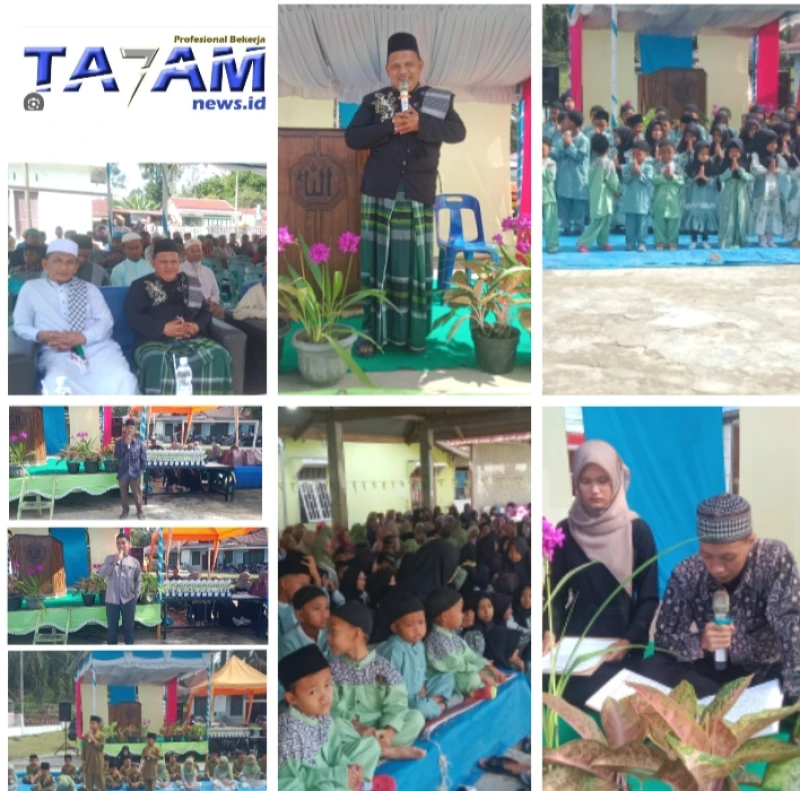 *Ratusan warga Marjandi Padati lapangan balai desa dalam acara peringatan Maulid nabi besar Muhammad SAW.1447h.* - www.tajamnews.co.id