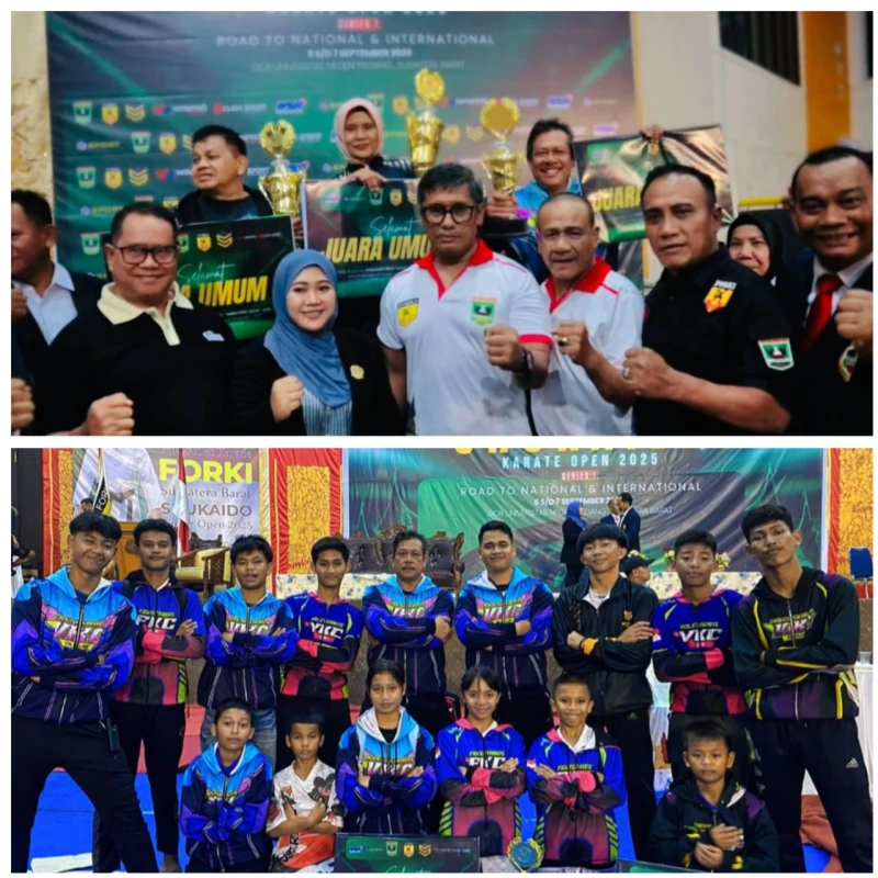 Violet Karate Club (VKC) Siantar Raih Juara Umum 3 di Turnamen SHUKAIDO SERIES 1 Padang - www.tajamnews.co.id
