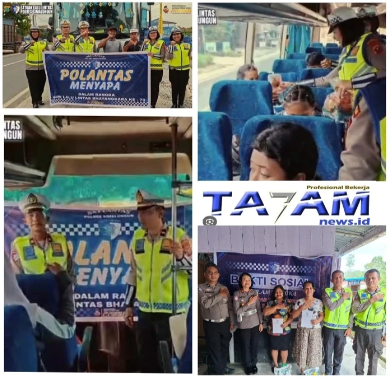 "Polantas Menyapa" Sat Lantas Polres Simalungun Hadirkan Edukasi Berlalu Lintas untuk Pelajar - www.tajamnews.co.id