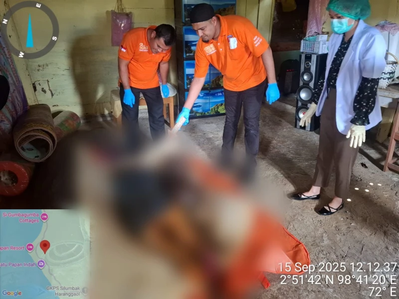 Tim Inafis Polres Simalungun Sigap Evakuasi Mayat Lansia yang Ditemukan Tujuh Hari Setelah Meninggal - www.tajamnews.co.id