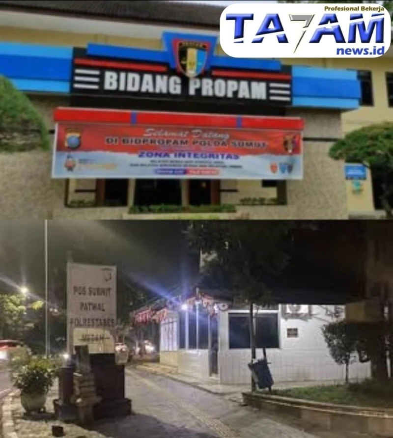 Bid Propam Polda Sumut Menciduk Dua Polantas Medan Saat Bertugas - www.tajamnews.co.id