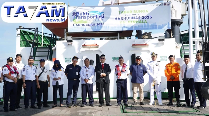 Harhubnas 2025: Pelindo Regional 1 Kukuhkan Semangat Kebersamaan Lewat Tabur Bunga - www.tajamnews.co.id