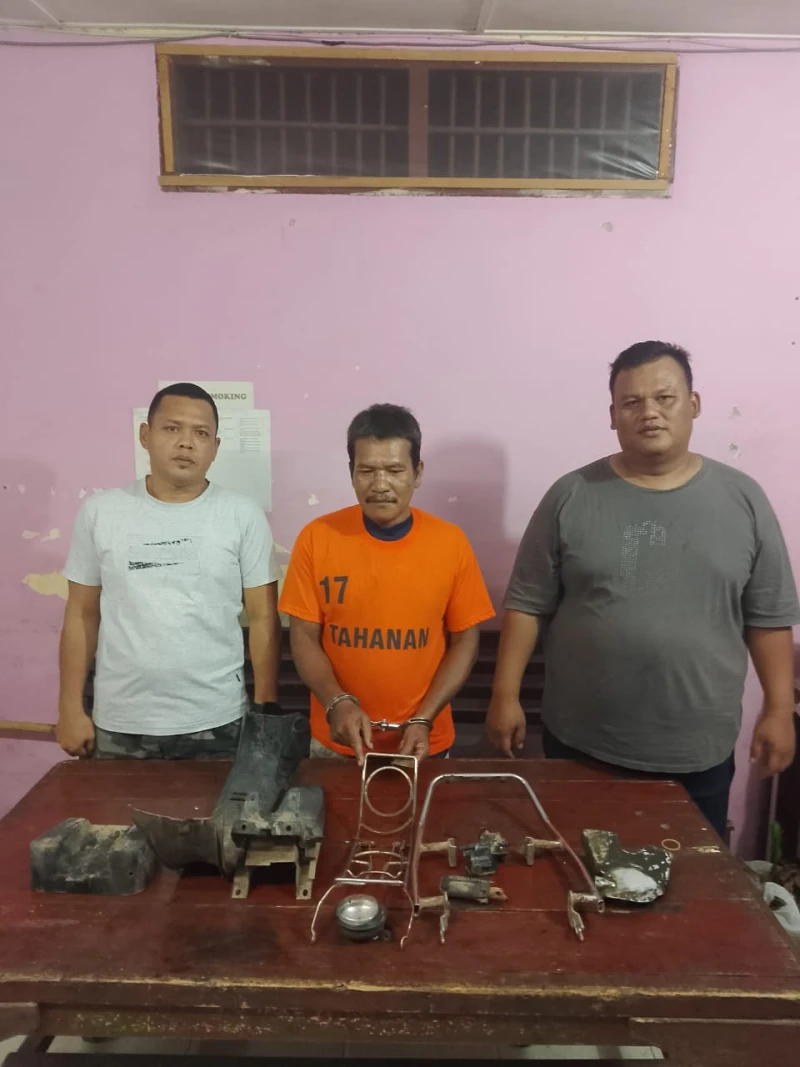 Polres Simalungun Berhasil Ringkus Pelaku Pencurian Motor Honda Supra, Kerugian Ditaksir 3 Juta Rupiah - www.tajamnews.co.id
