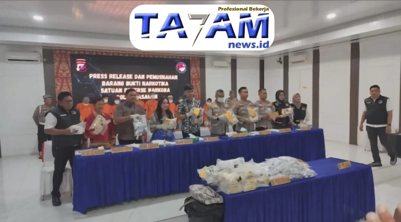 Satnarkoba Polres Asahan Amankan 5 Kg Sabu dalam Motor Misterius di Tanjung Balai - www.tajamnews.co.id