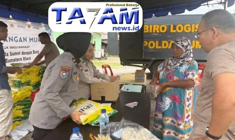 Polda Sumut Genjot Distribusi 7,7 Juta Kg Beras SPHP, Tiap Polres Wajib Salurkan 54,3 Ton - www.tajamnews.co.id