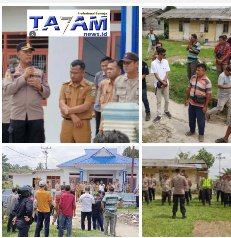 Polri Hadir untuk Rakyat: Polsek Tanah Jawa Amankan Aksi Damai Masyarakat Tangga Batu Bersatu - www.tajamnews.co.id