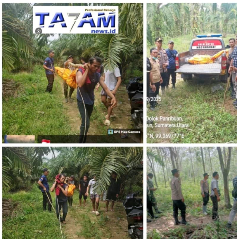 Lewati Medan Terjal dan Curam, Kapolsek Tanah Jawa Pimpin Langsung Evakuasi Mayat di Sungai Tongguran - www.tajamnews.co.id