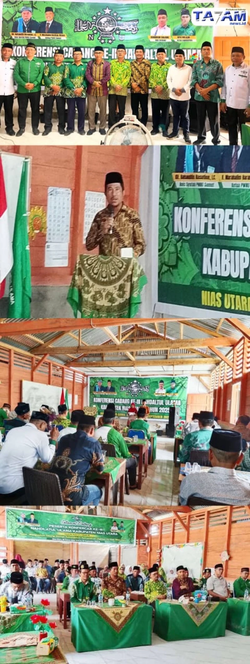 Pemkab Nias Utara Apresiasi Konfercab Ke-IV NU & Dorong Sinergi untuk Kemajuan Umat - www.tajamnews.co.id
