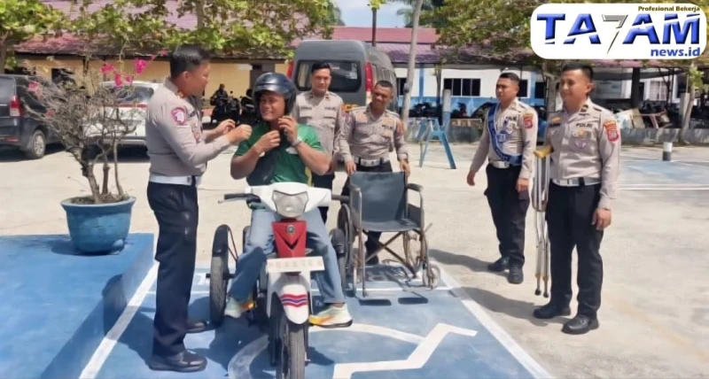 Terobosan Inklusif: Satlantas Sergai Terbitkan SIM D untuk Penyandang Disabilitas - www.tajamnews.co.id