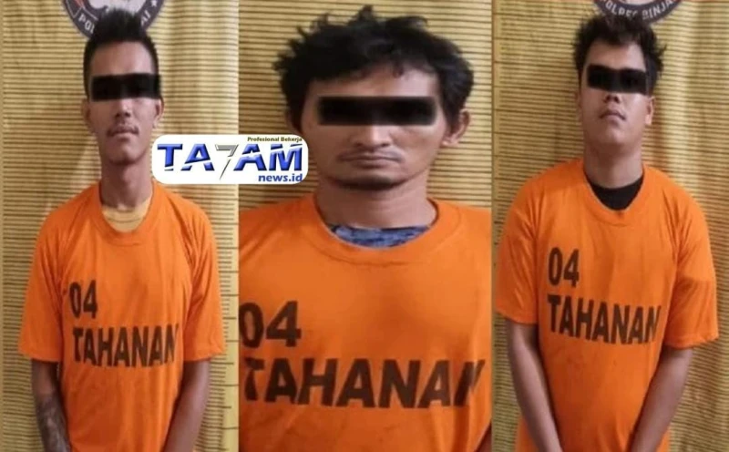 Jaringan Tersembunyi di Balik Tiga Sekawan Pengedar Sabu Terciduk Berada di Jalan Binjai–Kuala - www.tajamnews.co.id
