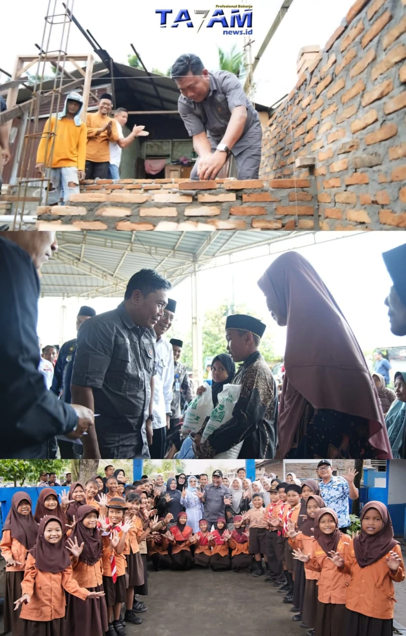 Berjemur di Pagar Merbau: Potret Nyata Deli Serdang Membangun Dimulai Dari Toilet Gelap hingga Dusun Bersih - TajamNews