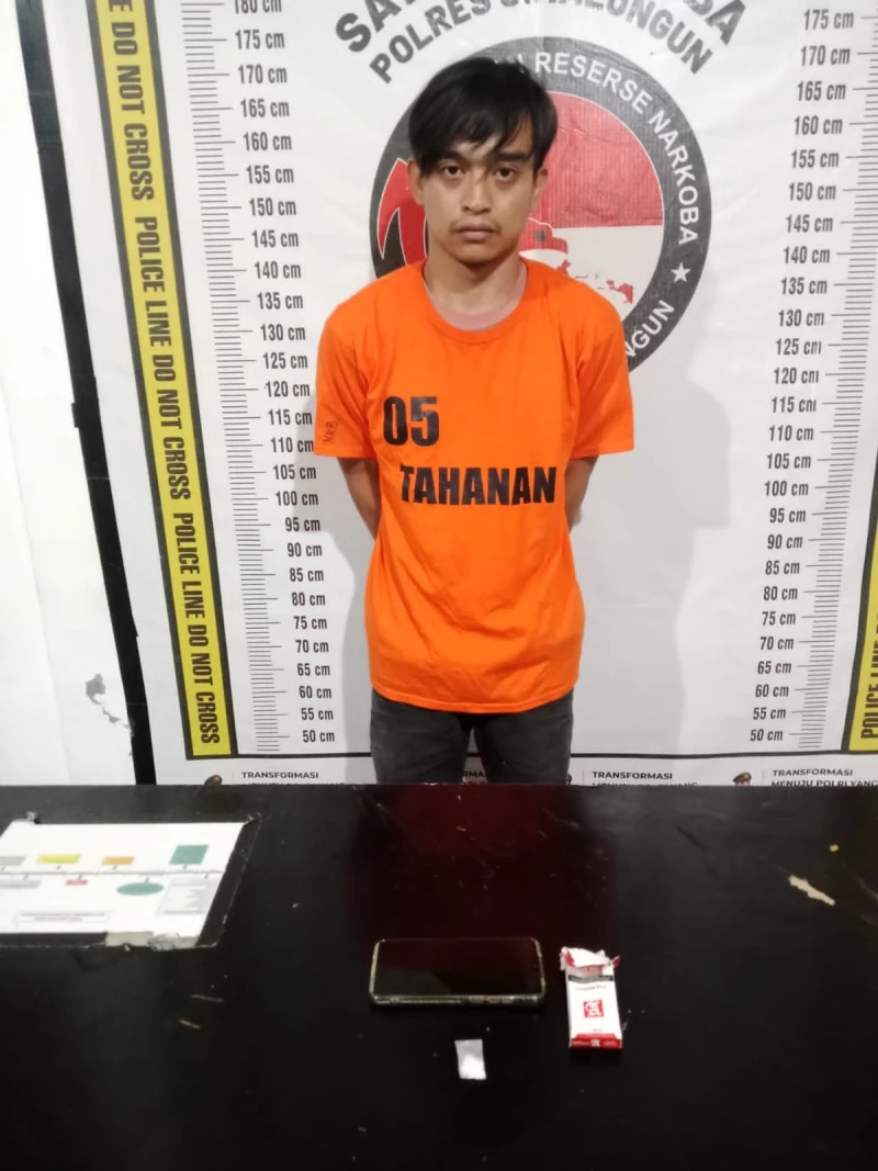 Sat Narkoba Polres Simalungun Grebek Bandar Sabu Saat Tunggu Pembeli, 1,72 Gram Disita - www.tajamnews.co.id