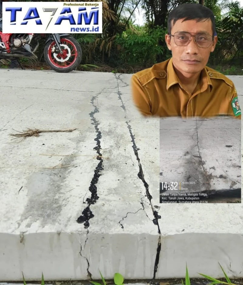 Apakah Benar Ketegasannya Terkait Proyek 997 JT, Kadis PUTR : Kita Bongkar Disegmen Yang Retak Itu! - www.tajamnews.co.id