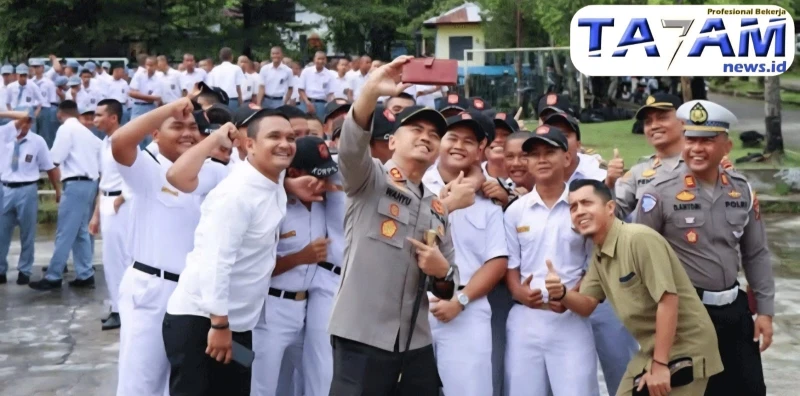 Pencegahan Bukan Penindakan: Strategi Kapolres Tapteng Bentuk Karakter Pelajar Taat Hukum - TajamNews