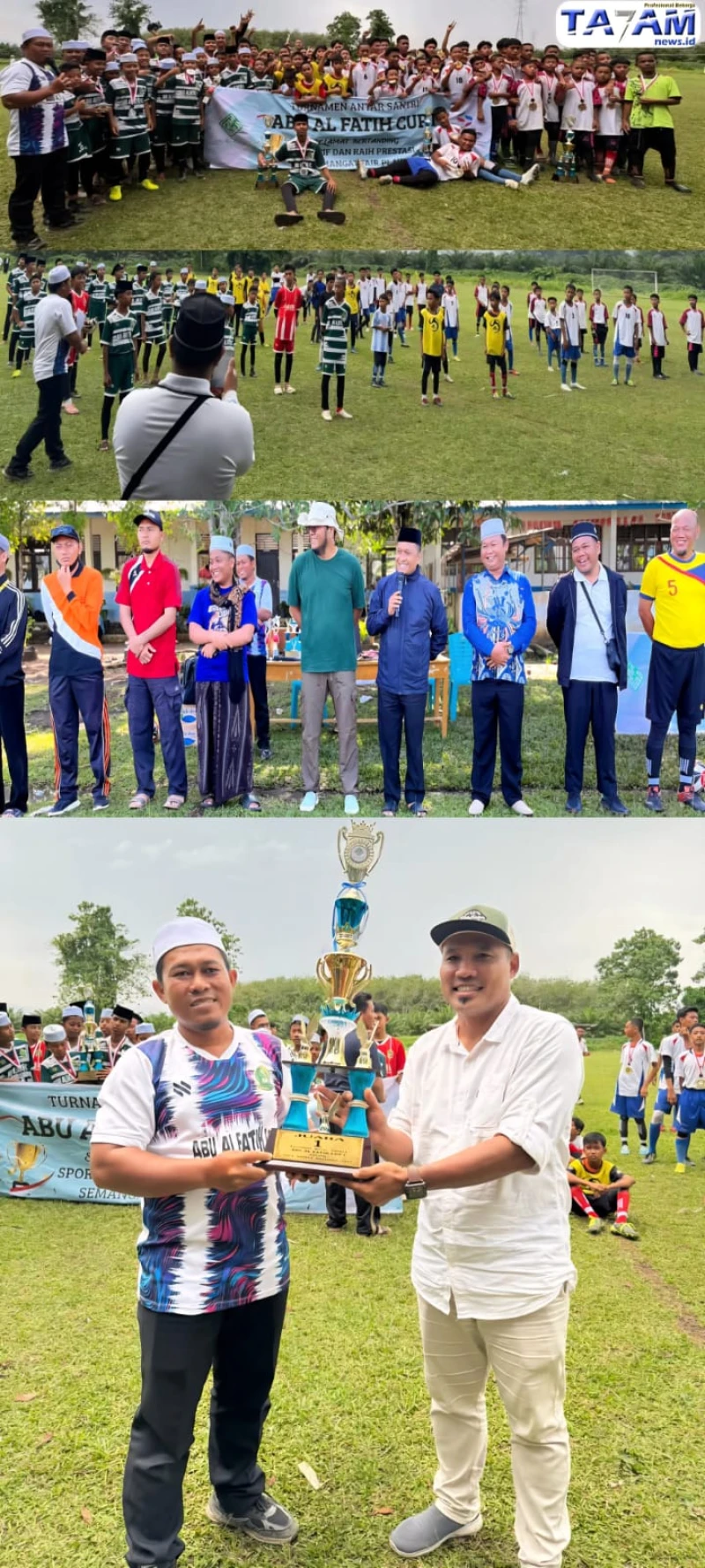 Jihad Santri di Lapangan Hijau: Ponpes Abu Al Fatih Galang Suka Gaungkan Semangat HSN 2025 Lewat Sepak Bola - www.tajamnews.co.id