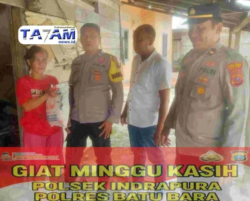 “Minggu Kasih” Polsek Indra Pura: Wajah Humanis Polri di Tengah Warga Desa Tanjung Kubah - www.tajamnews.co.id