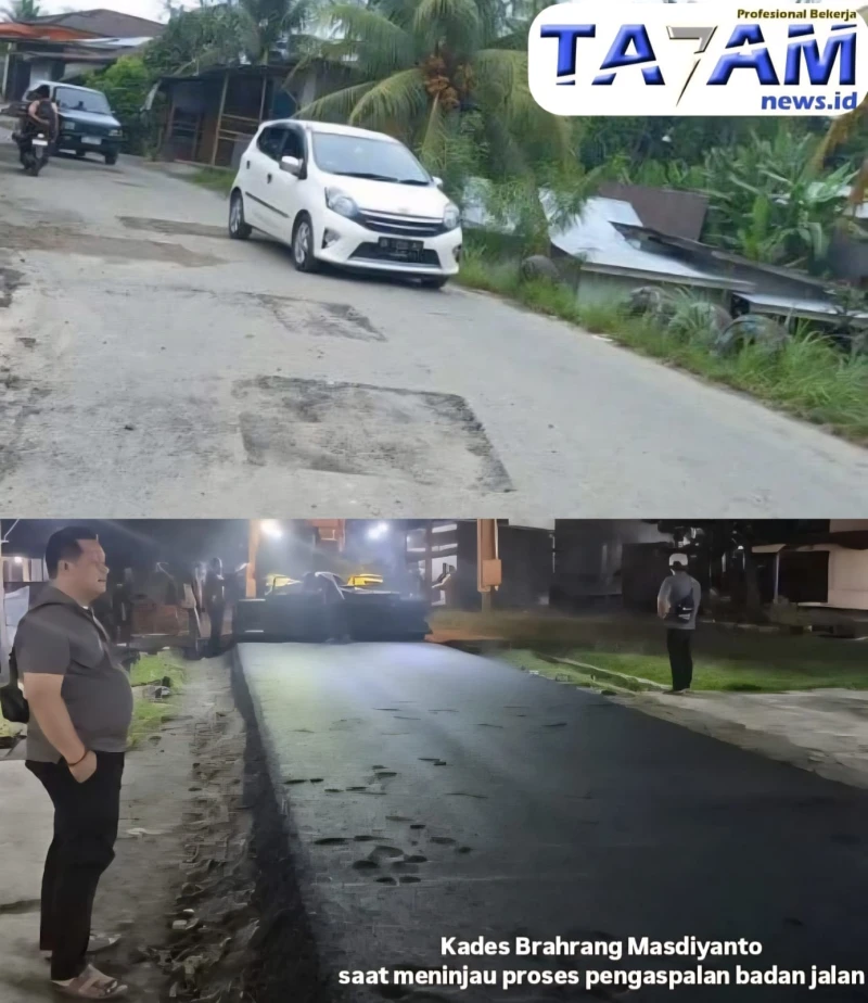 Peningkatan Pendapatan Ekonomi di Era Kepemimpinan Syah Afandin: Mengulik Proses Pengerjaan Proyek Perbaikan Jalan Langkat - www.tajamnews.co.id