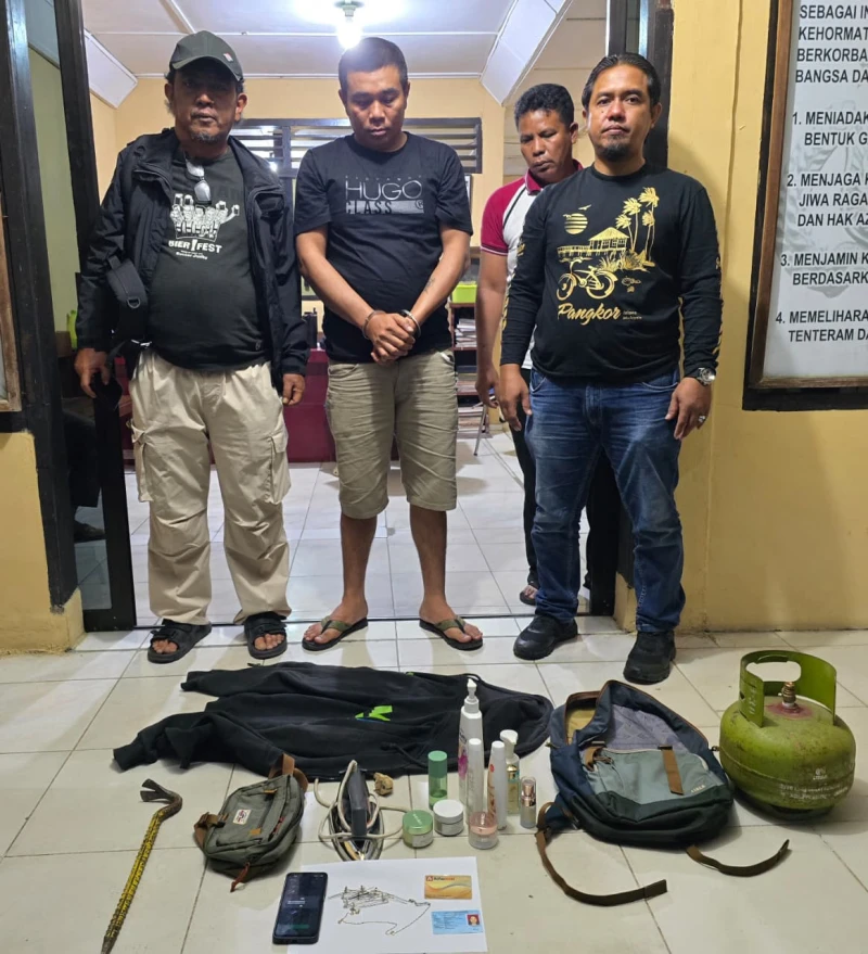 Jatanras Polres Simalungun Ringkus Pelaku Pencurian di Rumah Pendeta, Gasak Barang Senilai Rp 36 Juta - www.tajamnews.co.id