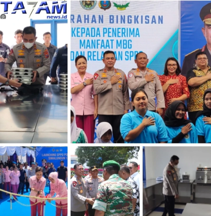 Kapolda Sumut Didampingi Ketua Yayasan Kemala Bhayangkari Daerah Sumut Resmikan SPPG Polres Simalungun, Komitmen Polri Wujudkan Generasi Sehat dan Cerdas - TajamNews
