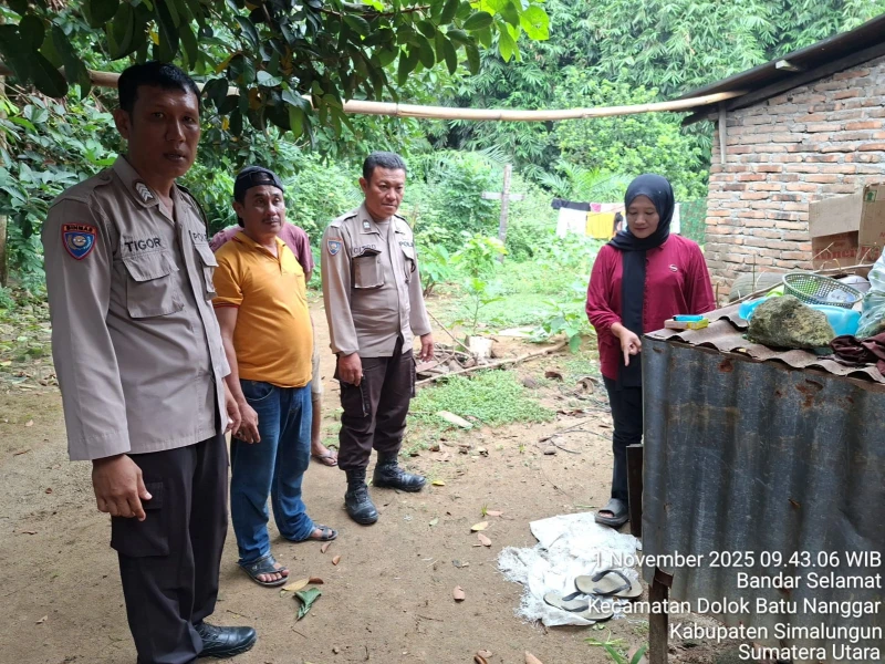 Polsek Serbalawan Tangkap Pelaku Pencurian Handphone, Warga Berhasil Kepung Tersangka - www.tajamnews.co.id