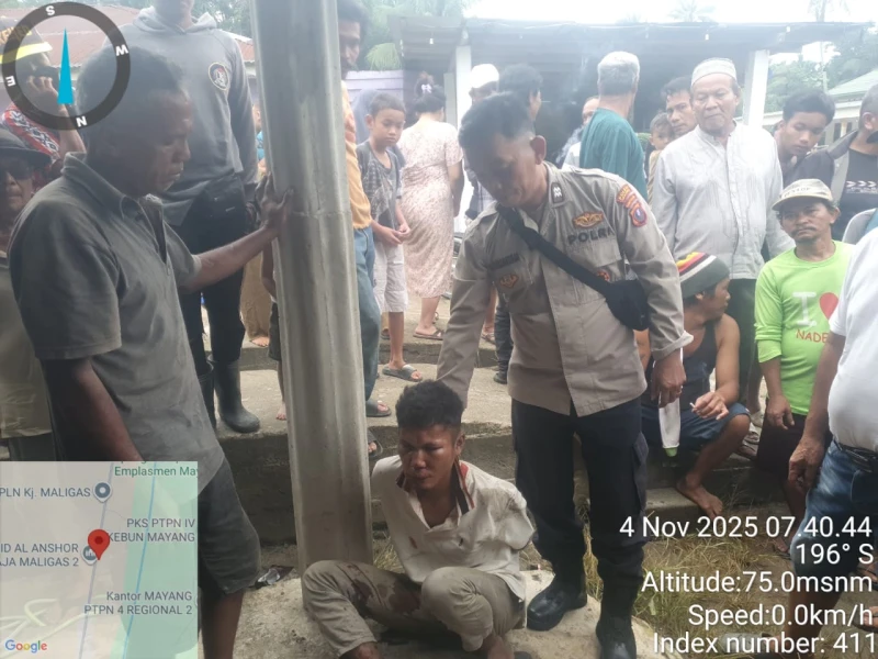 Respons Cepat! Polsek Tanah Jawa Selamatkan Pelaku Curanmor dari Amukan Massa, Motor Honda Senilai Rp 5 Juta Diamankan - www.tajamnews.co.id