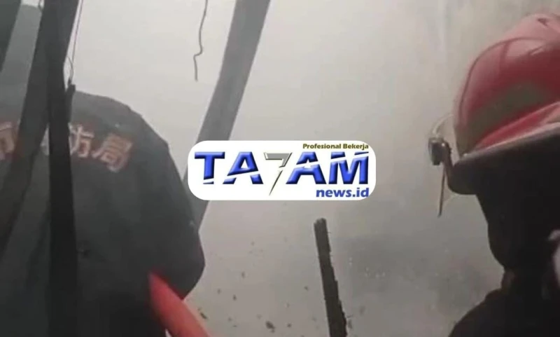 Kebakaran Rumah Hakim Khamozaro Waruwu di Medan sebagai Upaya Mengaburkan Jejak Kasus Korupsi yang Ditanganinya - www.tajamnews.co.id