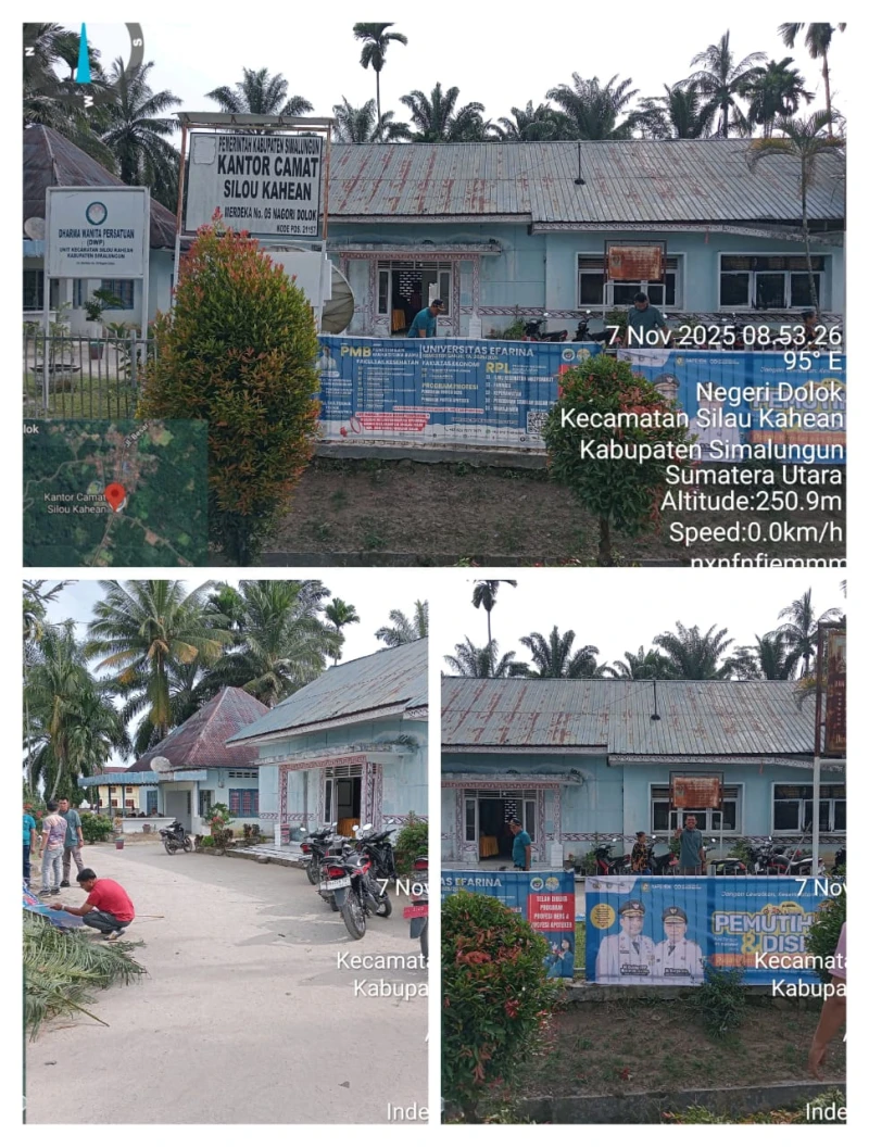 Gotong Royong Pegawai Kecamatan Silou Kahean Wujud Kebersamaan Dan Kepedulian Lingkungan - www.tajamnews.co.id